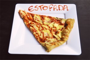PIZZA ESTOFADA / valor porci�n