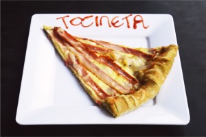 PIZZA TOCINETA / valor porci�n