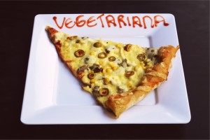 PIZZA VEGETARIANA / Valor porci�n