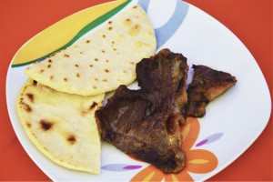 AREPA CON CARNE