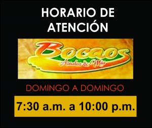 HORARIO DE ATENCI�N 