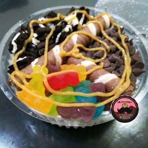 NAPOLE�N GALLETAS OREO, OSITOS DE GOMA, CHIPS DE CHOCOLATE Y BARQUILLO