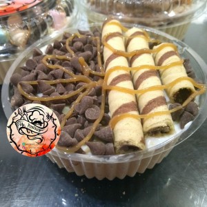 NAPOLE�N CON BARQUILLO Y CHIPS DE CHOCOLATE