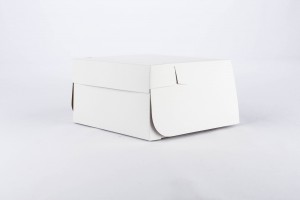 Caja de cartón 14x14x8cm (M) BLANCA/KRAFT (B2-P1-E7-A5-B)