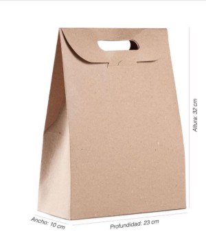 CARTERA JUMBO 23X35X10 CM (L) KRAFT (B2-P1-E13-A6-B)