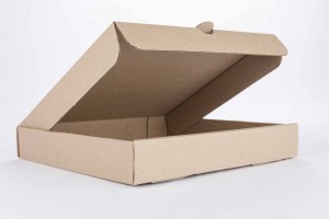 Caja para pizza en cartn corrugado de 30x30x4cm (B2-P2-E2-A4-C)