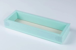 DOBLE PARED TAPA ACETATO 27X8X4 CM AGUA MARINA (B2-P1-E1-A2-A)