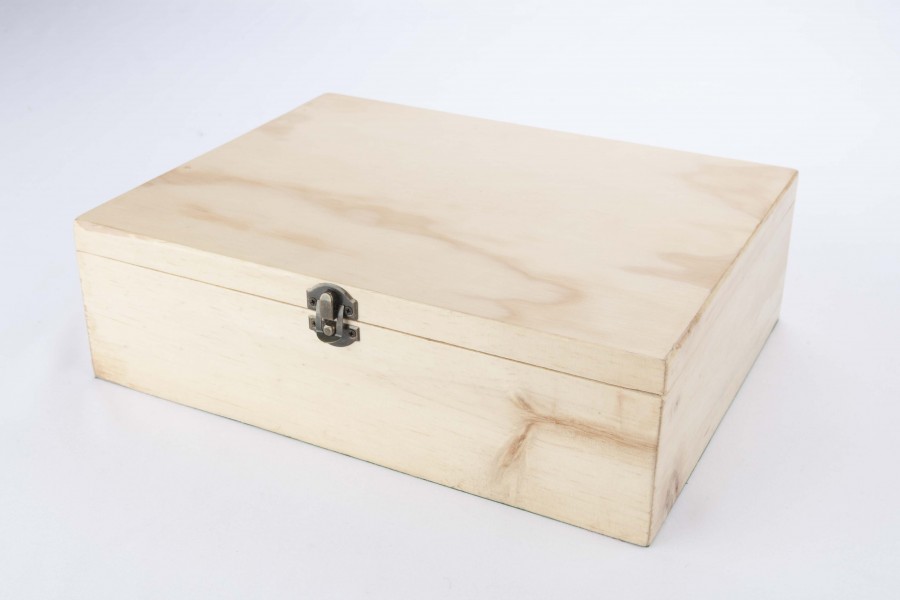 COFRE DE MADERA #6 30X23X8.5 CM - Productora de Cajas y empaques - Medellín