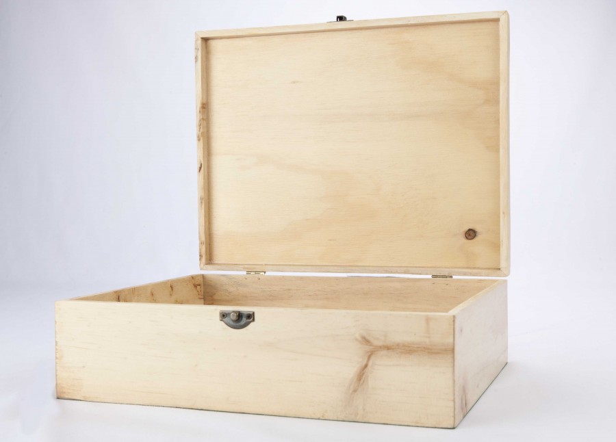 COFRE DE MADERA #6 30X23X8.5 CM - Productora de Cajas y empaques - Medellín