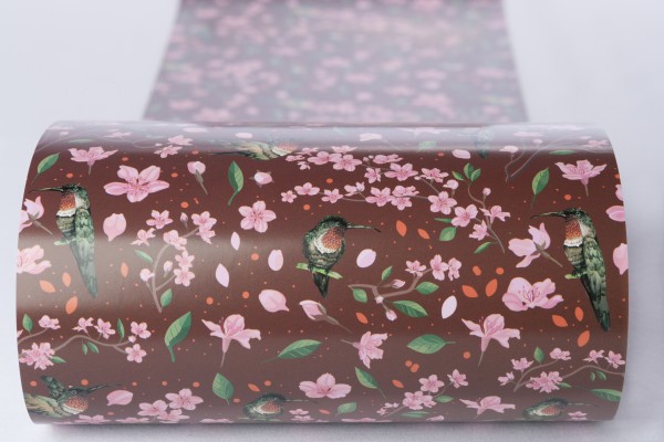 FAJAS PAJAROS EN FLOR 98X16CM CON CINTA DOBLE FAS (Paquete x 2)