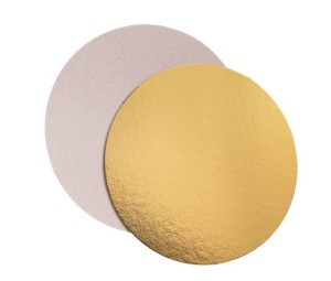 DISCO DORADO 29,5 CM CM CARTON INDUSTRIAL