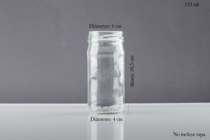 Envase de vidrio de 133 ml - Ref 4451 (B2-P4-E4-A1-C)