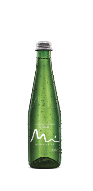 Agua Manantial con gas