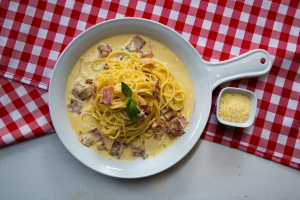 Fetuccine Carbonara